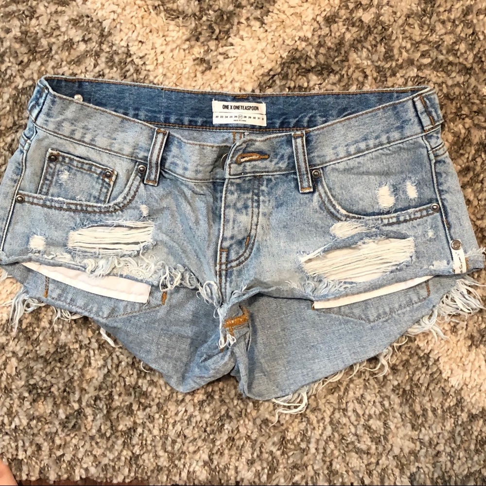 One Teaspoon Denim Shorts Size 27